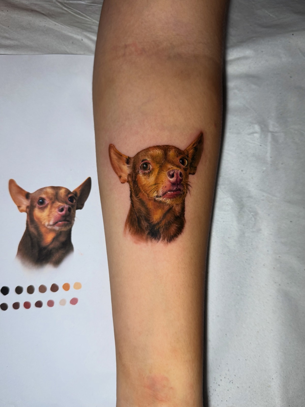 Tatuagem de realismo no Studio Petersen