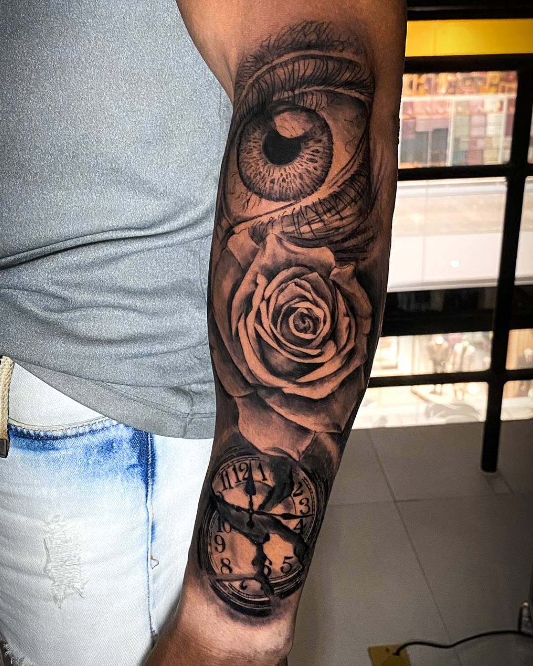 Tatuagem de realismo no Studio Petersen